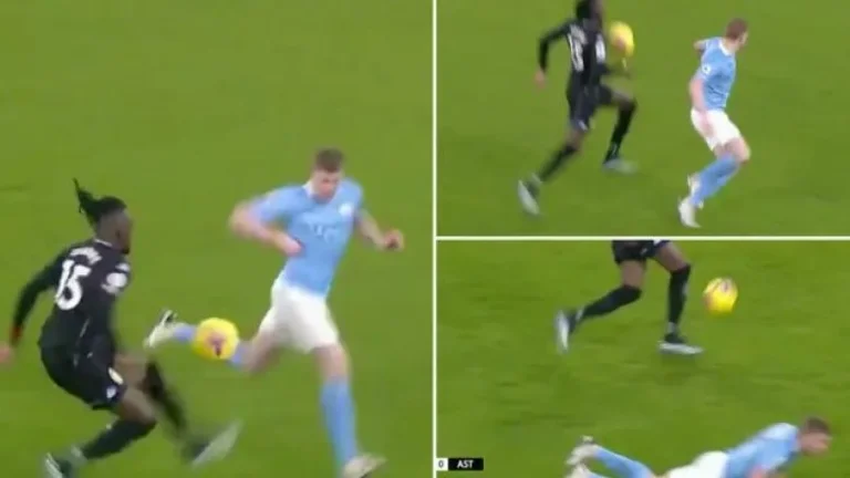Taror knocked Kevin De Bruyne with a magic move video is making a fuss on social networks.