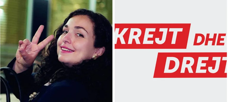 Dimentichi"Guxo" ? Vjosa Osmani si unisce allo slogan VV.