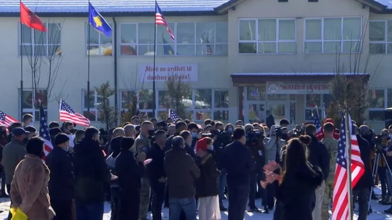 Das Dorf Bibaj feiert die Einweihung von Beden: Wird Kosovo helfen, ist unser Freund