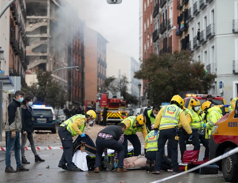 Gran explosión en el centro de Madrid: reportado por la muerte