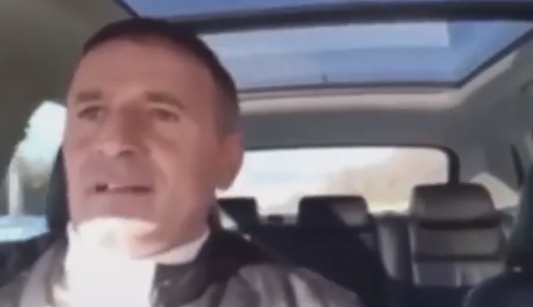 He was talking about Albin's “, hitting the dog by car.