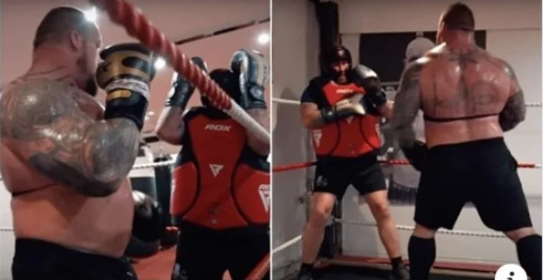 The Beastie Eddie Hall is being severely criticised after beating her partner out of control