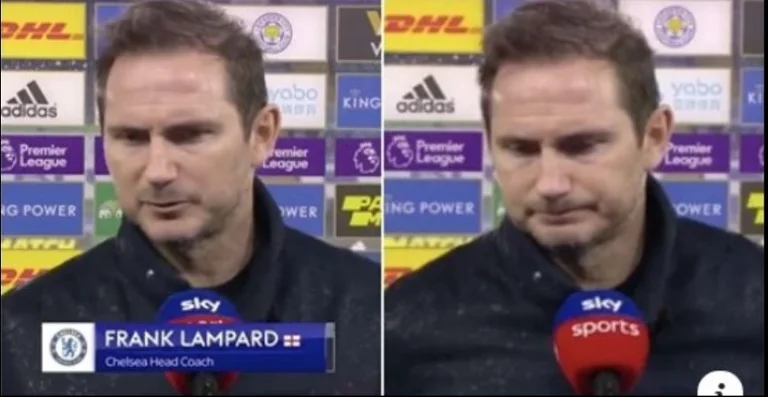 Fans are pissed off at Lampard's statement after losing last night. Could be the last coach of Chelsea.