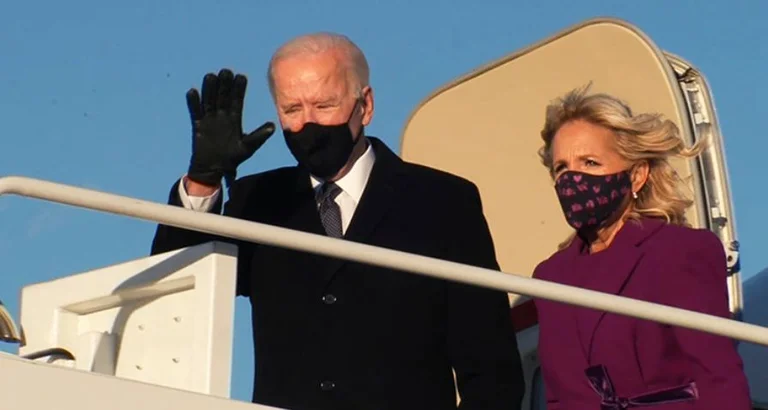 Juste avant l'inauguration, Beden est au Maryland