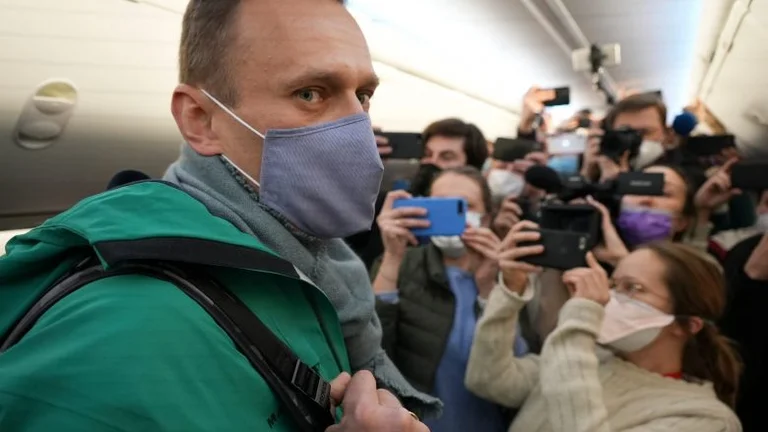 He was arrested as soon as he arrived in Russia, lawyers say they have no access to Navajo.