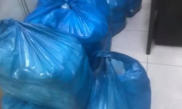 Polizei apprehend eine Person in Vmica smuggling 107kg Tabak