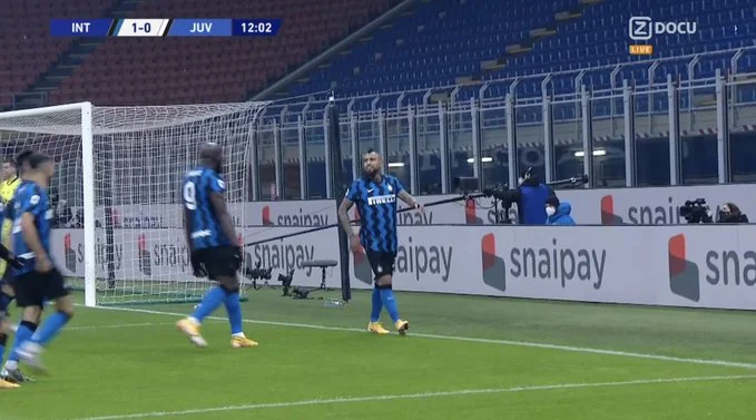 Vidal crazed the fans before the match, now he gave them the goal of superiority.