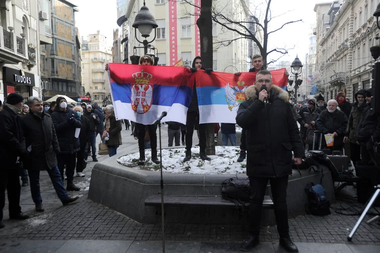 Serbs with protests demand the removal of Academy leader who said Kosovo is Serbia's