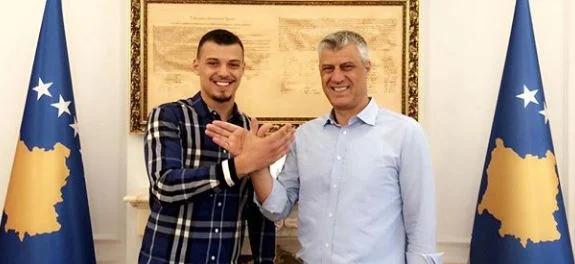 Sta entrando in gara per vice figlio dell'ex presidente Thaci?