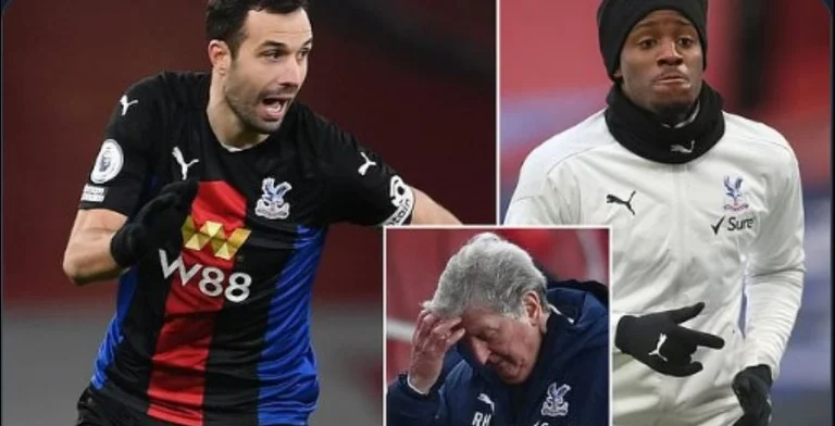Giocatore di calcio serbo Crystal Palace ha battuto con compagno di gioco prima di giocare Arsenal
