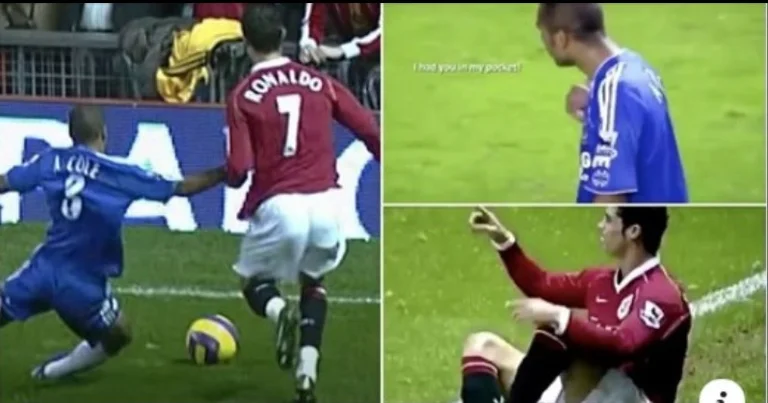 When Ashley Cole kept him in a small house CR7 and forced him to be replaced