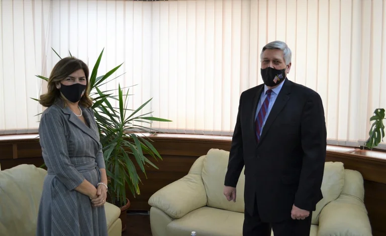 Costet meets with Daka, offers US support for election security