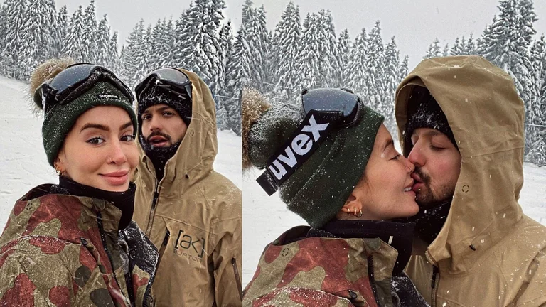 Laurel publie une photo douce près de DJ Geek tout en profitant d'un baiser