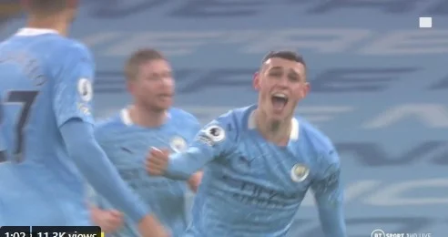 That's what you didn't see, Faden écrets after giving City the goal of advantage.