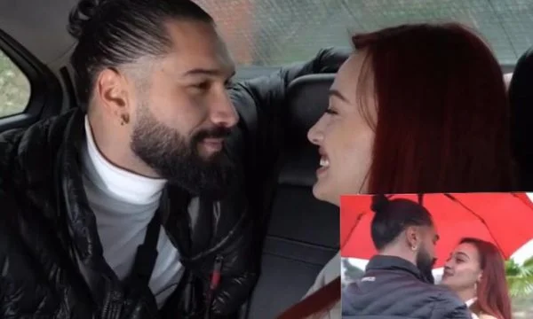 Melissa lo prende dal suo ragazzo, bacia, e abbraccia un incontro ardente con la Patria