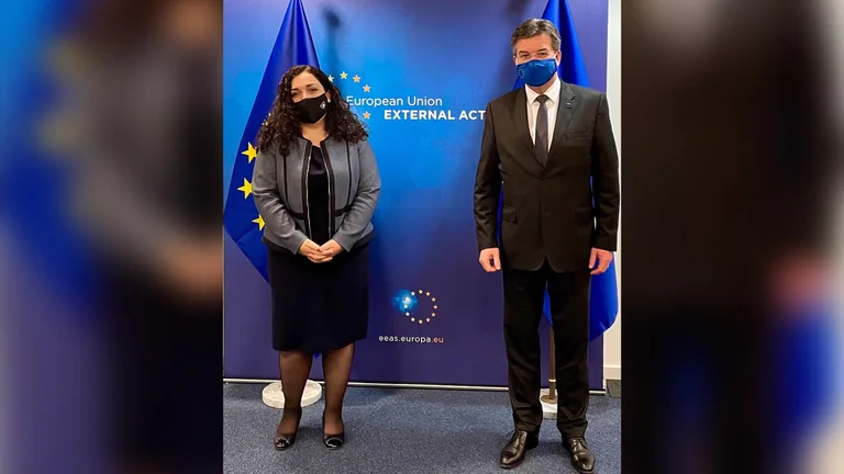 Vjosa Osman meetings in Brussels continue today