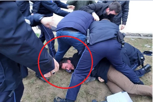 C'est pourquoi Dardan Molliq a été arrêté de force.