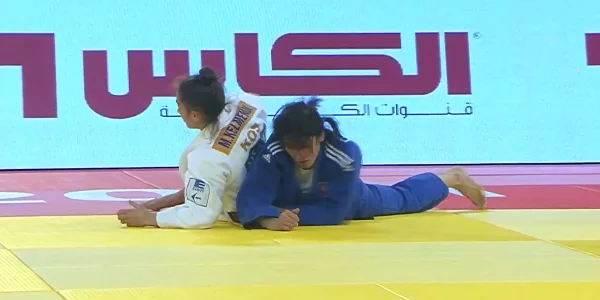 Majlinda Kelmendi shows teeth after his return, secures the semifinals in Doha