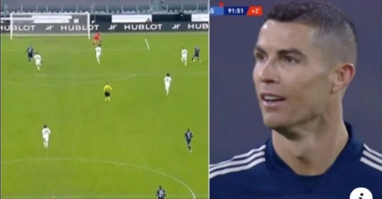 Cristiano Ronaldo last night evened out the top goal record in football history