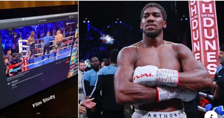 Anthony Joshua found out he studied images from Tyson Fury's victory with the knockout against Deontai Wilder
