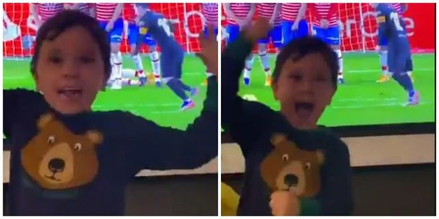 Los fans más especiales de Messi, sus hijos celebran el superhéroe de su padre