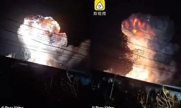 explosion massive dans une usine en Chine, blessée