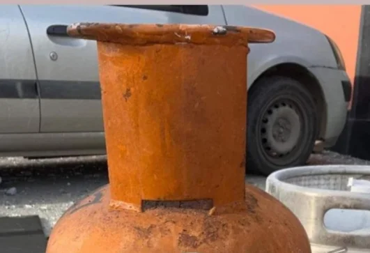C'est le dispositif à gaz qui a explosé à Ferizaj (Photo)