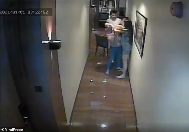 The images of the flight attendant's murder inside the luxury hotel were raped by 11 men
