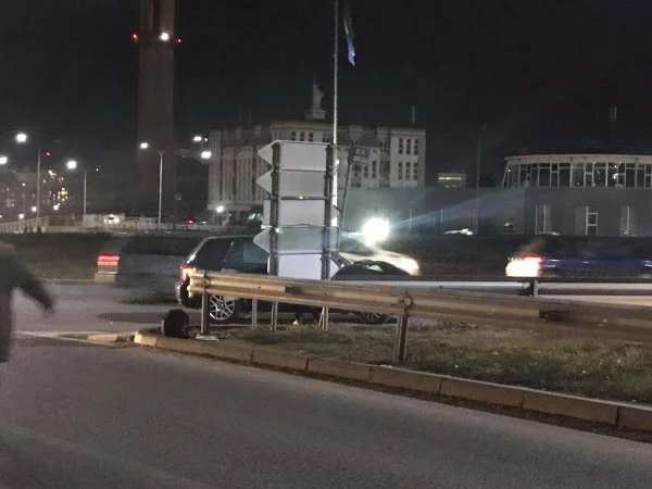 Accidente de tráfico en Pristina