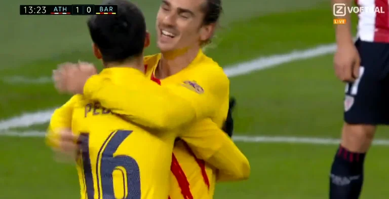 Le Triangle Messy, Griesman et Pear : Barcelone compare le score avec un but brillant