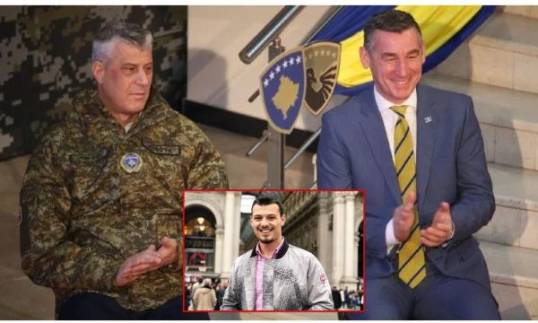 Thaci's son remembers Kadri Veselin, posts a picture of him