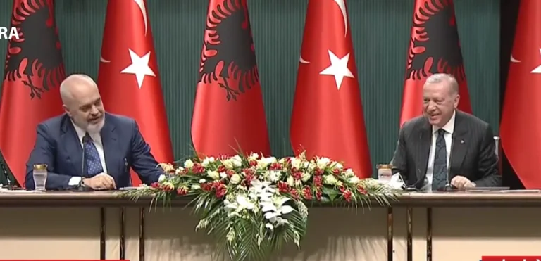 Rama says great words to Erdogan, thanking him for dinner