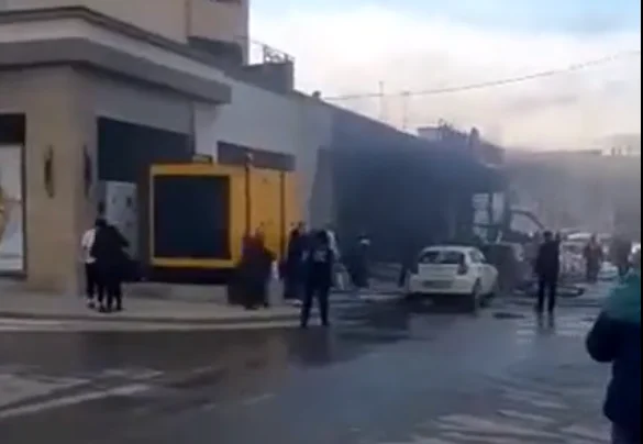 Imágenes de la explosión del tanque de gas de Ferizaj