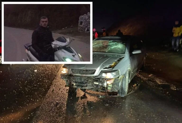 Este es el niño de 24 años de Drenas que murió en el accidente de anoche.