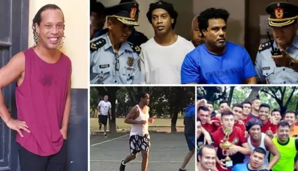 Ronaldinho, después de ser liberado de la cárcel, ganó millones de euros.