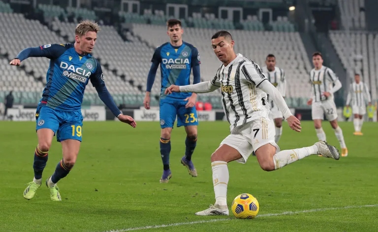 Juvenus sconfigge Udysse, brilla Cristiano Ronaldo