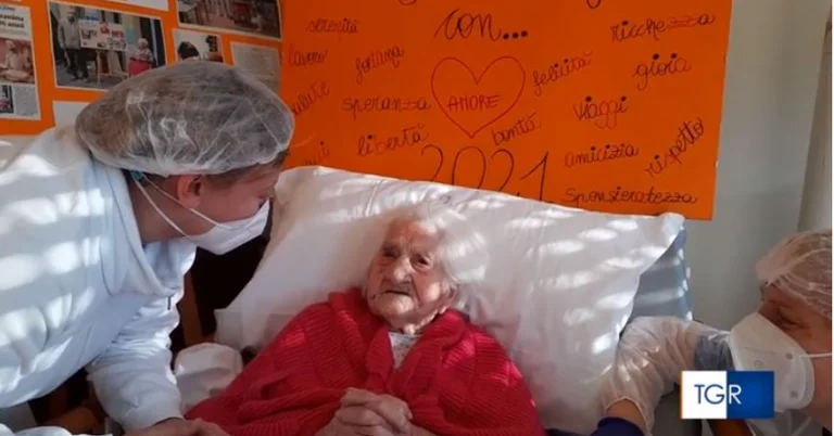 106 años de edad gana COVID-19: Deseo a todos un buen año