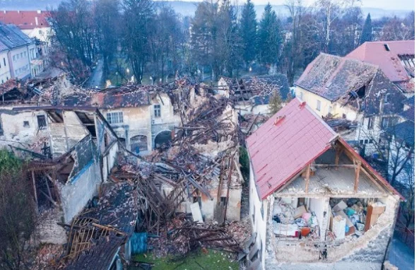 Croacia: la zona de Petrinje fue afectada por un total de 374 terremotos