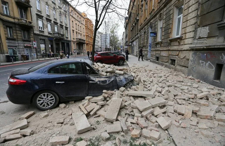 This is the area in Croatia, which has been hit by 374 earthquakes since 28 December.