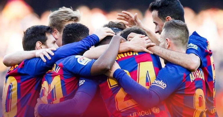 I fall into former Barcelona football player