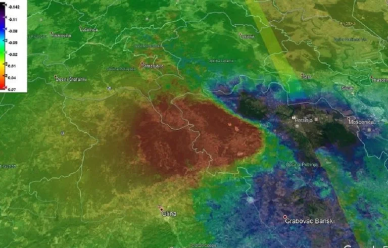 Satellite images show the extent of the devastating earthquake in Croatia: Petrinje fell by 12cm