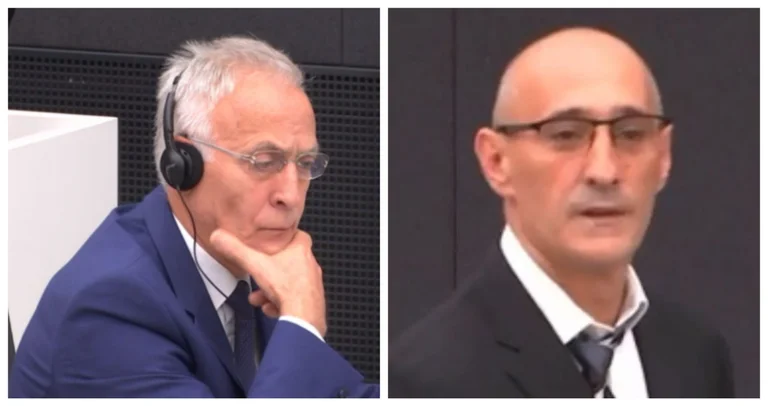 El cumpleaños de hoy es Jakup Krasniqi y Salih Mustafa, ambos esperando a La Haya