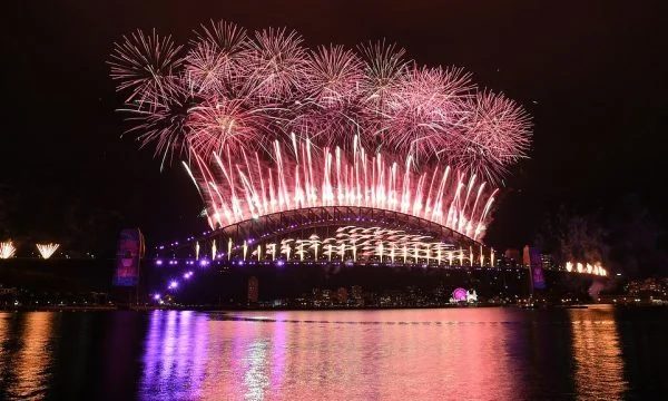Australia, as usual, is fascinated by its fascinating New Year fireworks