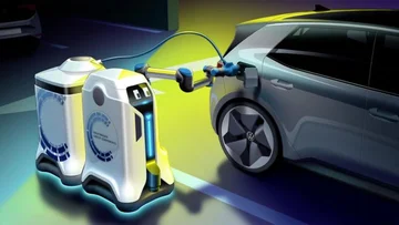Volkswagen descubre el relleno futurista del coche