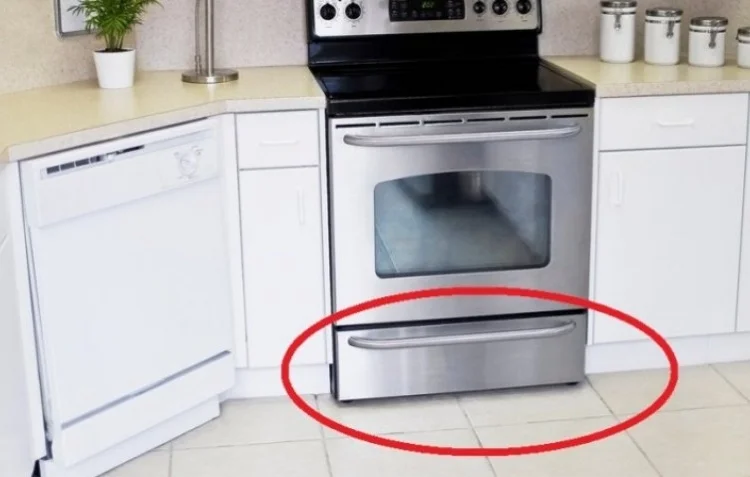 Do you think what a closet is used for under the oven?