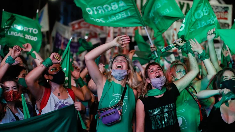 Historical: Argentina legalizes abortion, advances women's rights