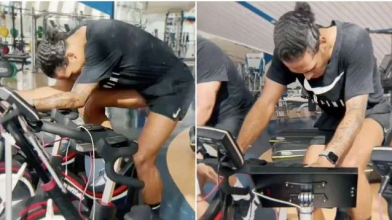 Van Dyk is working hard to get back as fast as possible, publishes images from rehabilitation