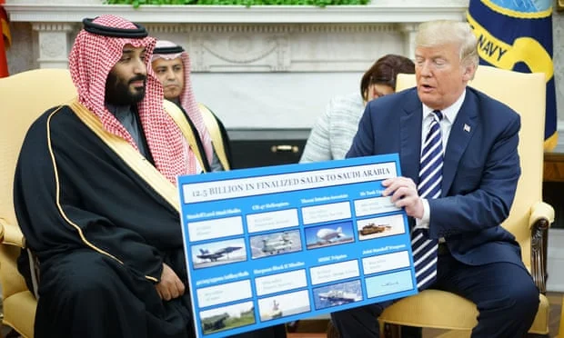 America sells 290 million bombs to Saudi Arabia, 4 billion Kuwait helicopters