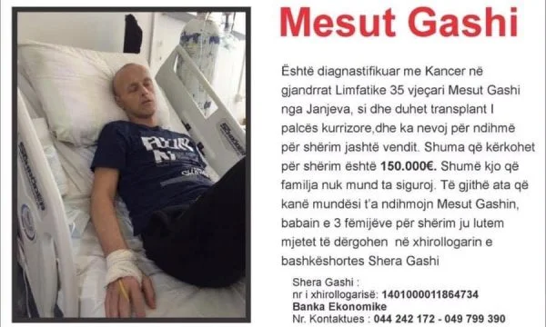 Il padre di tre, 35 anni Janjevo, ha bisogno del tuo aiuto