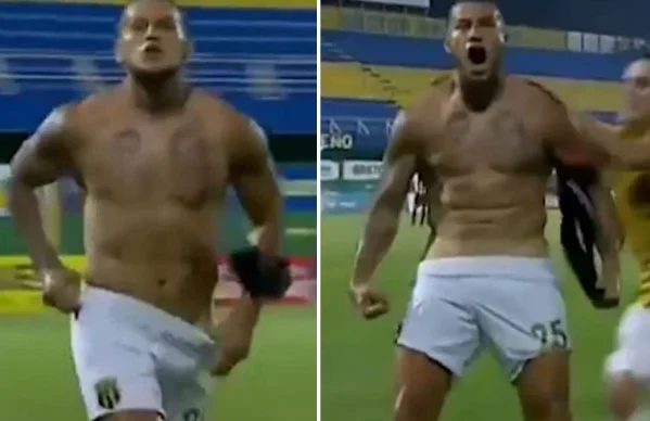 Spero che mia moglie non la veda, e' la reazione del calciatore che ha accidentalmente scoperto l'organo geniale.